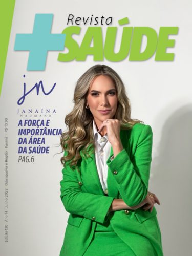 Capa da Revista Mais Saúde com Janaina Naumann